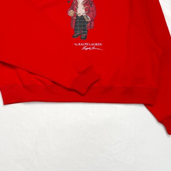 Polo Ralph Lauren Bear Print Crew Neck Sweatshirt - Picture 8 of 9